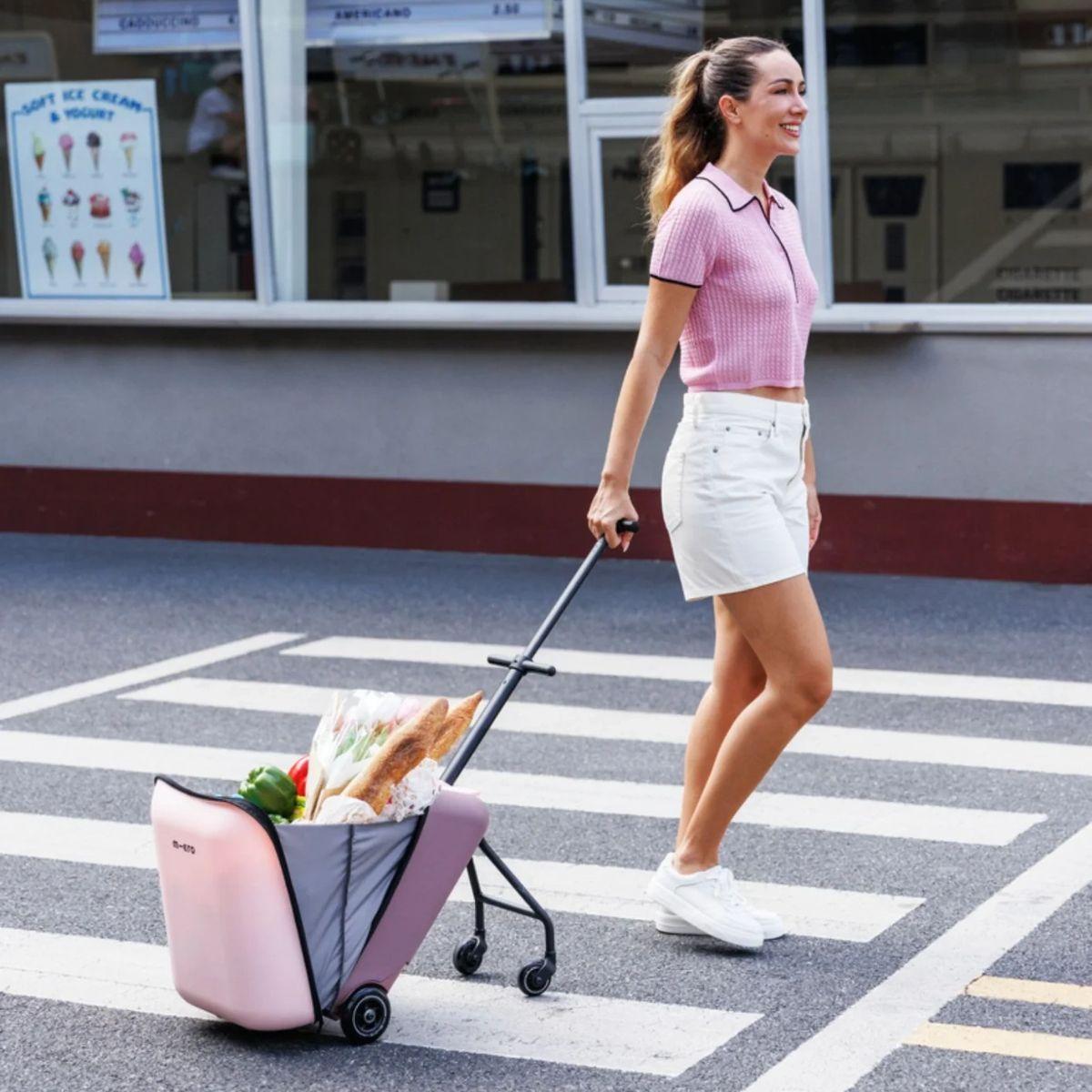 Micro Ride On Luggage Eazy Allrounder - Pink | Mothercare SG